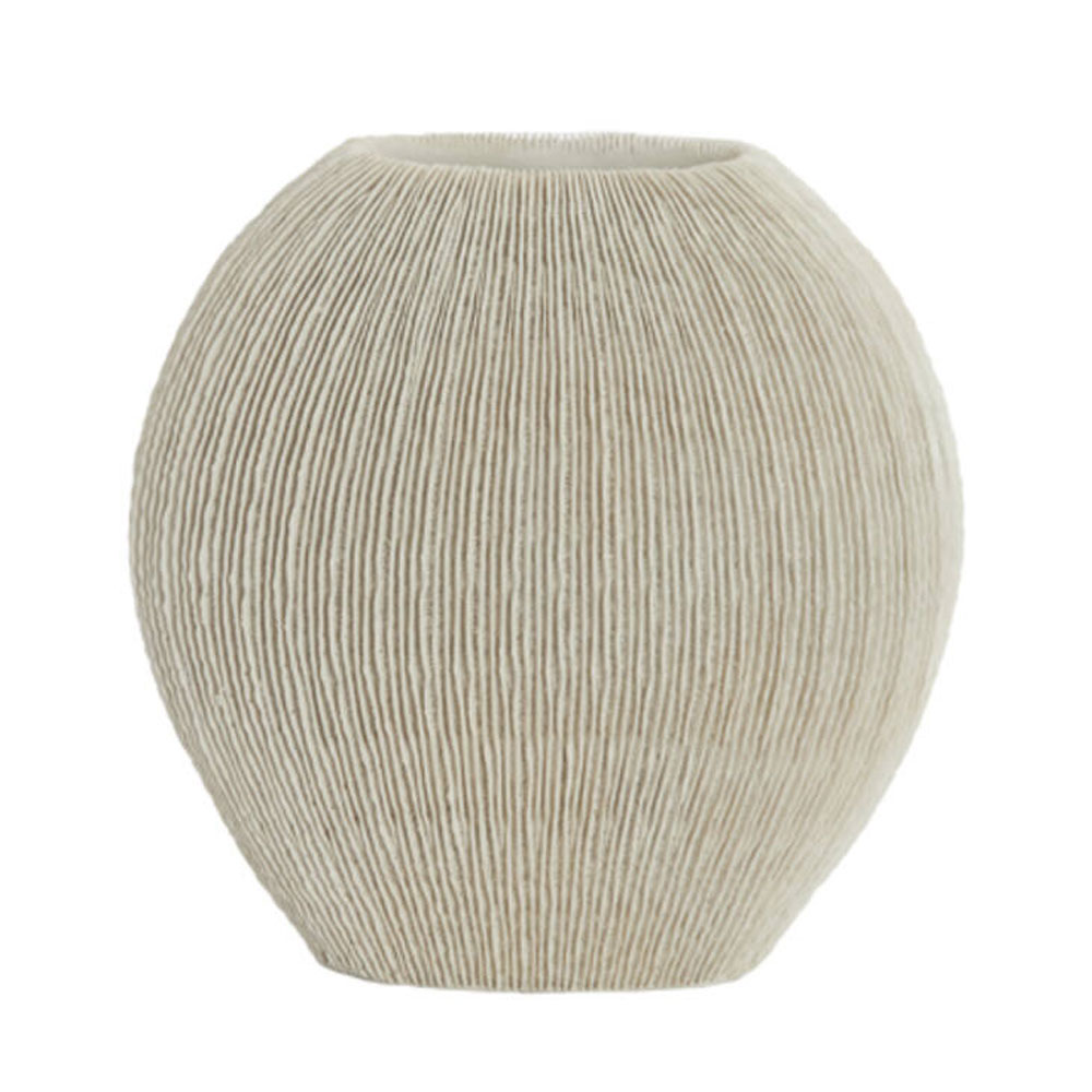 Vaas deco Bubio creme m | Light & Living
