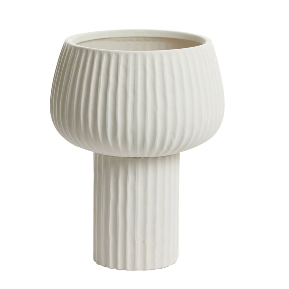 Vaas deco Feya keramiek creme s | Light & Living