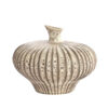 Vaas deco Nevano mat donker bruin creme s | Light & Living