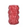 Vaas glas H23cm rood aardbei | Decoris