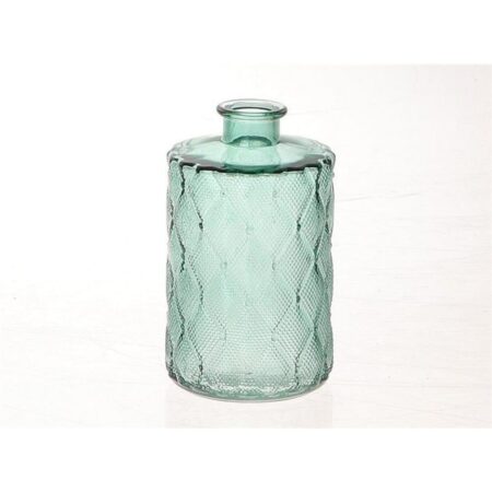 Vaas glas Vinty Ø9xh15cm groen | HBX natural living
