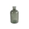 Vaas glas grijs 14x14x27cm | Countryfield