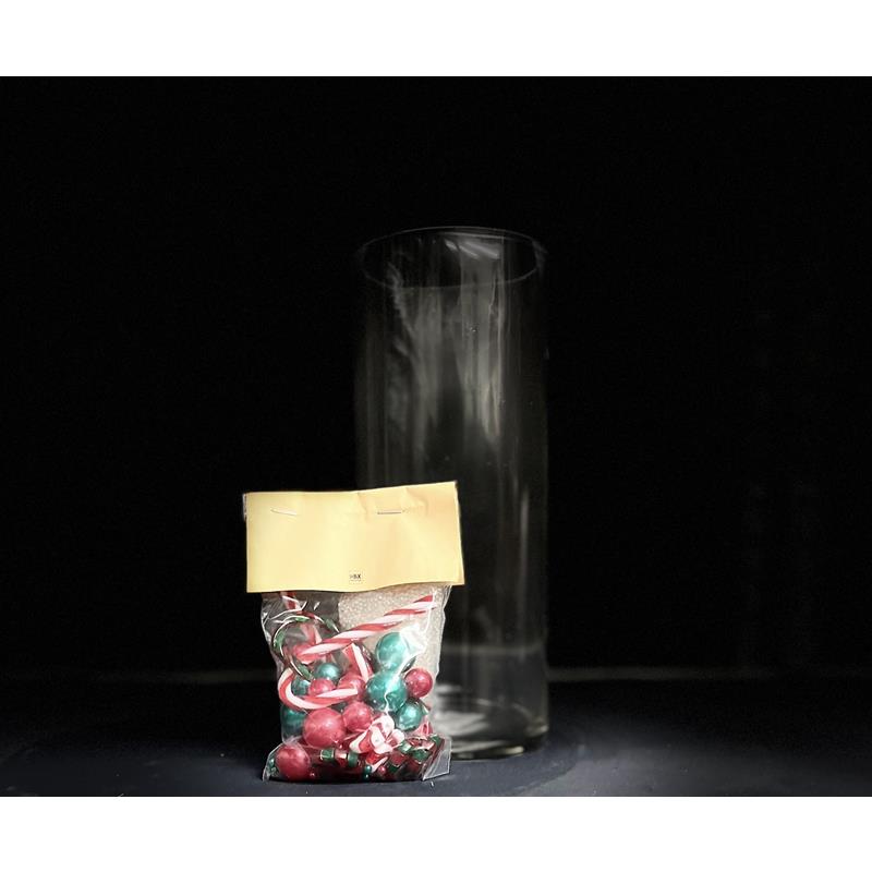 Vaas met deco waterparels X-mas Cheer | HBX natural living