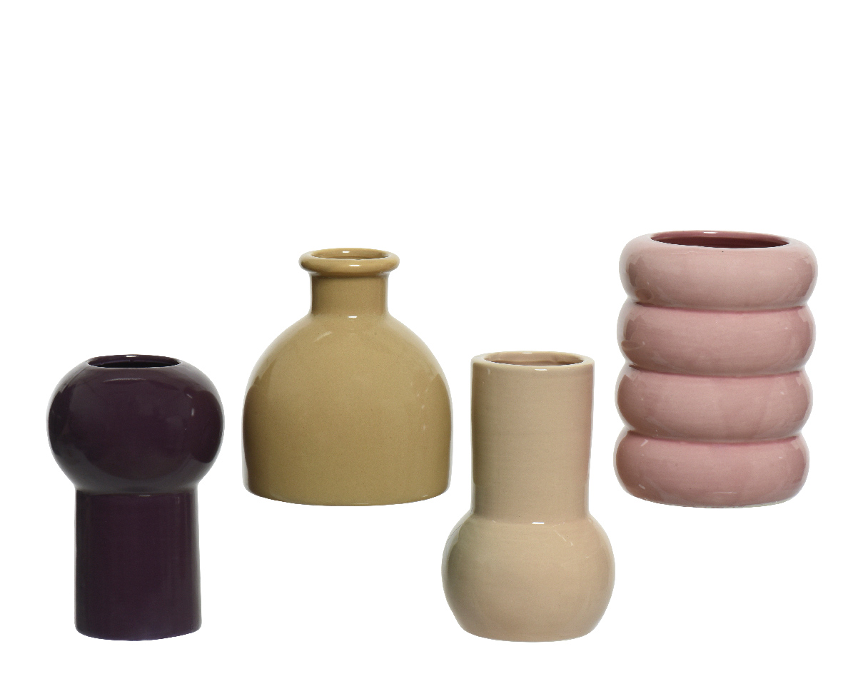 Vaas porselein B8-H12cm | Decoris