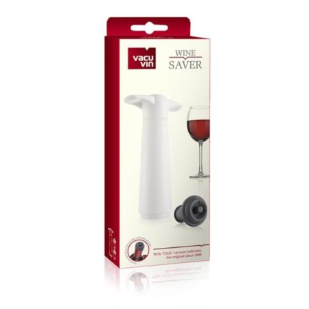 Vacu Vin wine saver wit met 2 doppen | Vacu Vin