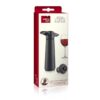 Vacu Vin wine saver zwart met 2 doppen | Vacu Vin