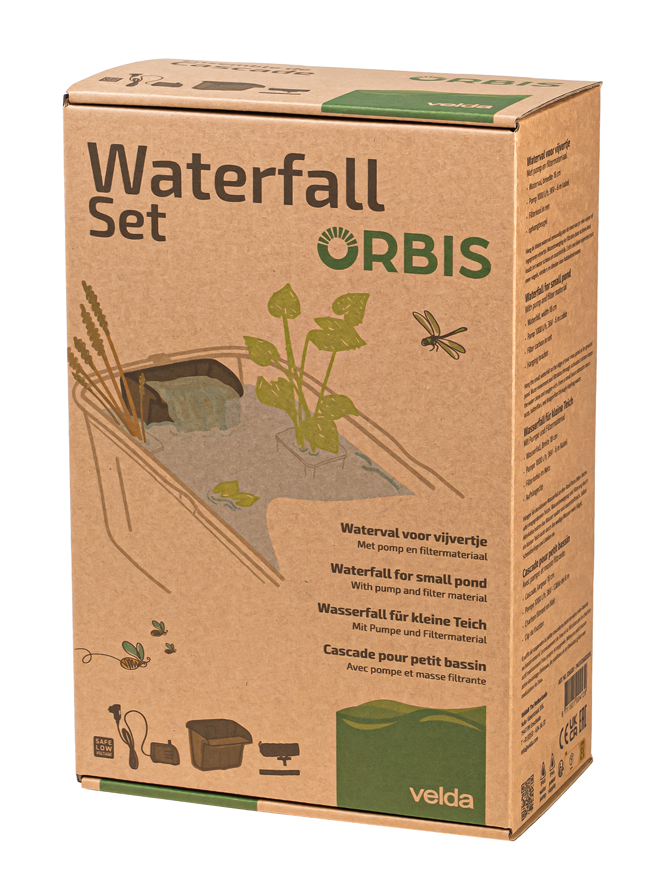 Velda Orbis mini vijver waterval set | Velda