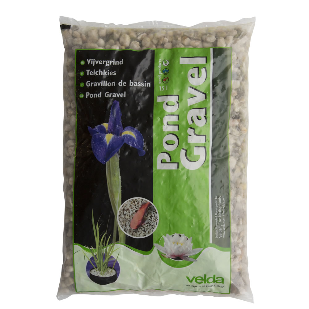 Velda Witte vijverkiezel 8/12mm - 8 liter | Velda