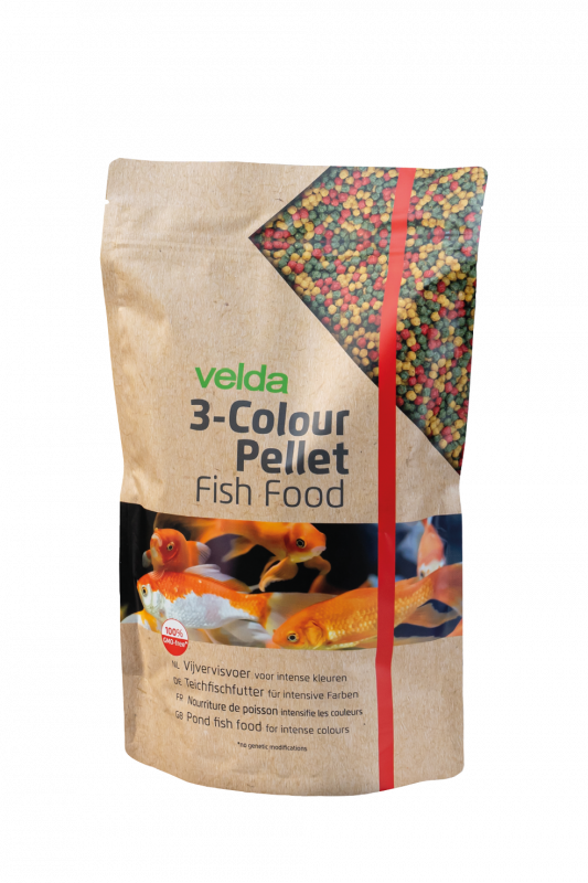 Velda hoogwaardig 3-kleuren korrelvoer - 1 liter | Velda