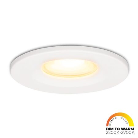 Venezia LED inbouwspot - 6 Watt 460lm - Dim to warm - Rond - IP65 waterdicht - Wit - Voor binnen