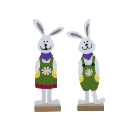 Vensterdeco vilt paashaas 35cm | Svenska Living