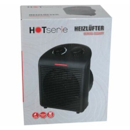 Ventilatorkachel 2000W zwart 2 standen | Merkloos
