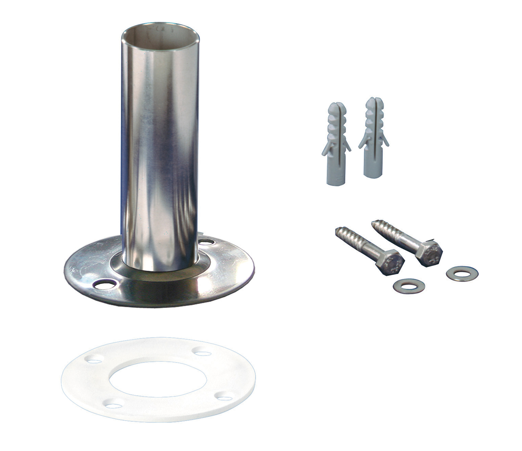 Verankeringsset voor zwembadtrappen (2 stuks) | Flexinox