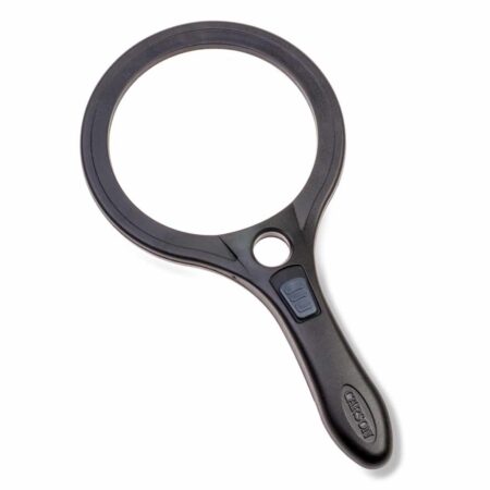 Vergrootglas rond met ledverlichting | 9 cm | vergroot 2.5 maal | Loep | Vergrootglazen | CAAS90 | ThuiszorgwinkelXL