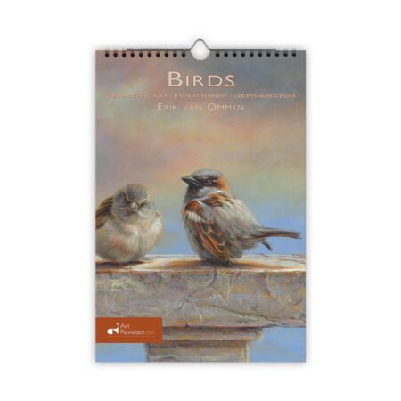 Verjaardagskalender Birds A4 formaat | Comello