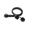 Verlengkabel 0.3m - 12V - IP44 Waterdicht - Zwart | Lightpro