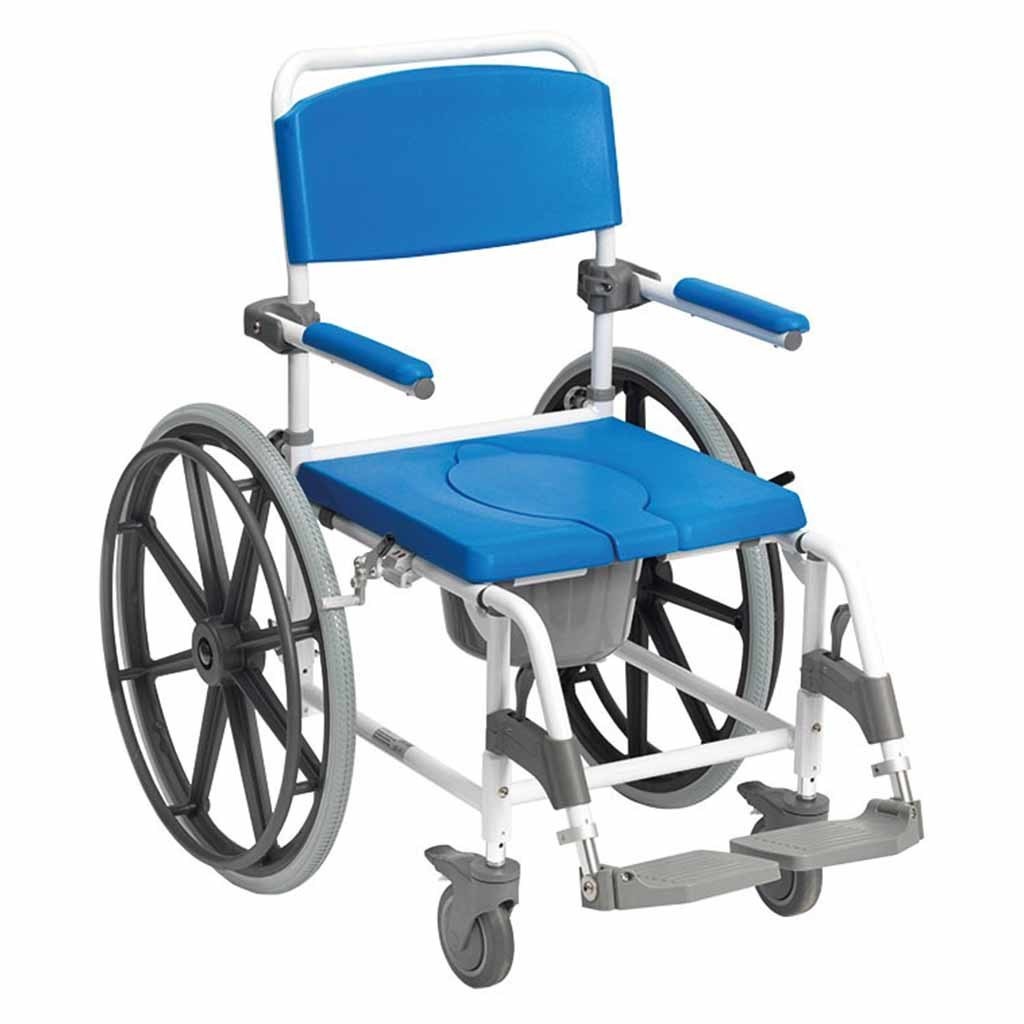 Verrijdbare Toiletstoel / Douchestoel Aston met 24" wielen | Drive | Drive