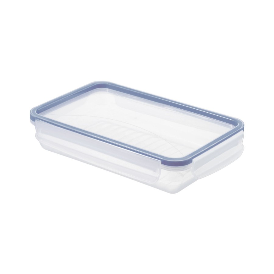 Vershouddoos 1 Liter Vlak Clic & Lock Blauw |