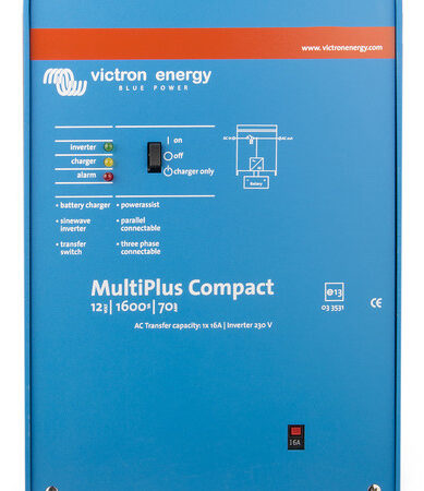 Victron Multiplus Compact 12/1600-70 Omvormer en acculader | Victron