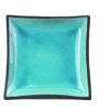 Vierkant Bord - Glassy Turquoise - 22 x 22cm