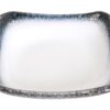 Vierkant Porselein Bord Grijs Wit - Tajimi - 14 x 14 x 3.5 cm | Tokyo Design Studio