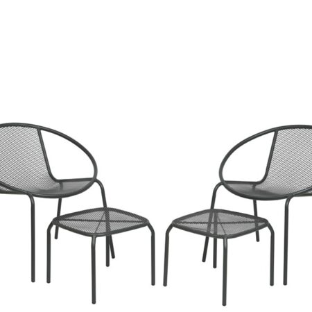 Vigo balkonset antraciet | Decoris