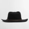 Vilthoed Crushable Bushman Zwart | Barbour