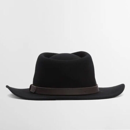 Vilthoed Crushable Bushman Zwart | Barbour