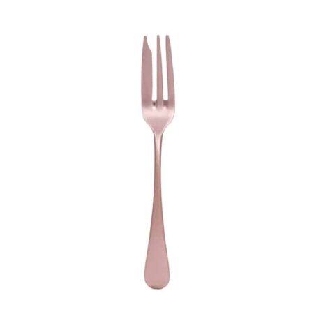 Vintage Cakevork - 13.8 cm - Elegante Roségouden Afwerking | Geen Merk