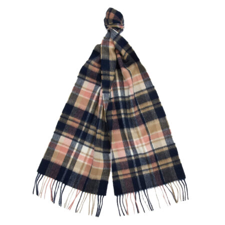 Vintage Winter Plaid Navy/Pink Rust | Barbour