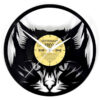 Vinyl plaat wandklok kat | Yesterdays Vinyl