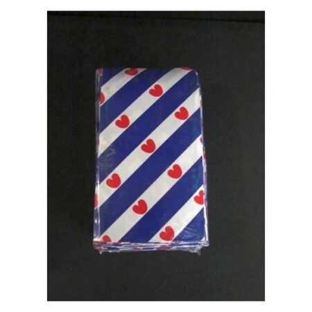 Vlakke zakjes Friesland 10x16 250st | Merkloos