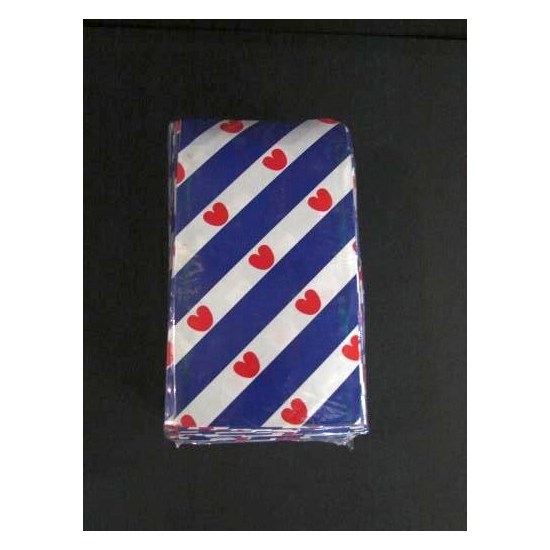 Vlakke zakjes Friesland 10x16 250st | Merkloos