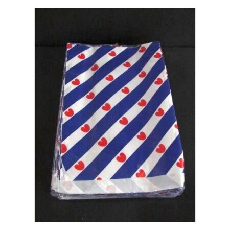 Vlakke zakjes Friesland 17x25 250st | Merkloos