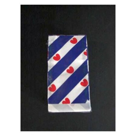 Vlakke zakjes Friesland 7x13 250st | Merkloos