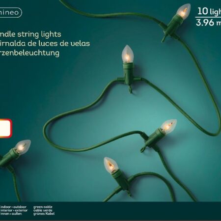 Vlamverlichting 10Lamps 396cm | Lumineo