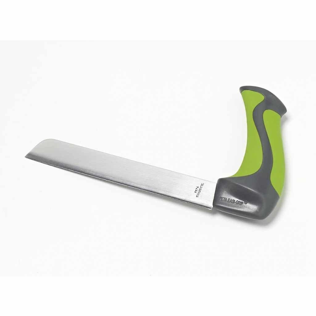 Vleesmes met gehoekt handvat | Lengte mes 18 cm | Roestvrijstaal | Anti-slip handvat | Vaatwasmachinebestendig | PR63018 | ThuiszorgwinkelXL