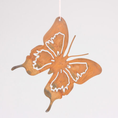 Vlinder muurhanger metaal 13x13cm | Season Inspired Decoration