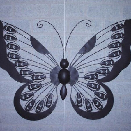 Vlinder wanddecoratie van metaal | Sam. B.V.