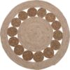 Vloerkleed gevlochten rond Ø80cm | Home & Styling