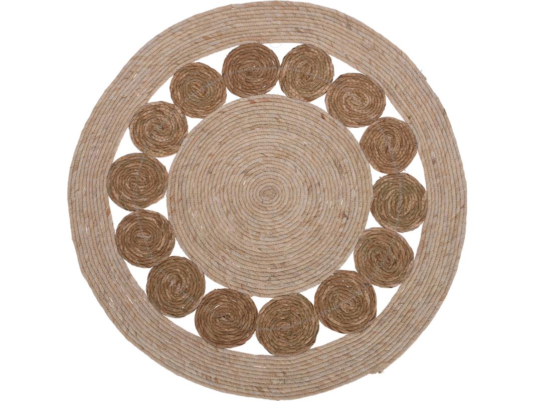 Vloerkleed gevlochten rond Ø80cm | Home & Styling