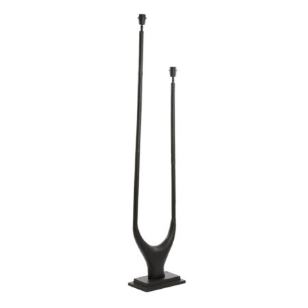 Vloerlamp Gavi mat zwart 2L | Light & Living