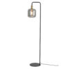 Vloerlamp Lekar antiek brons smoke glas |