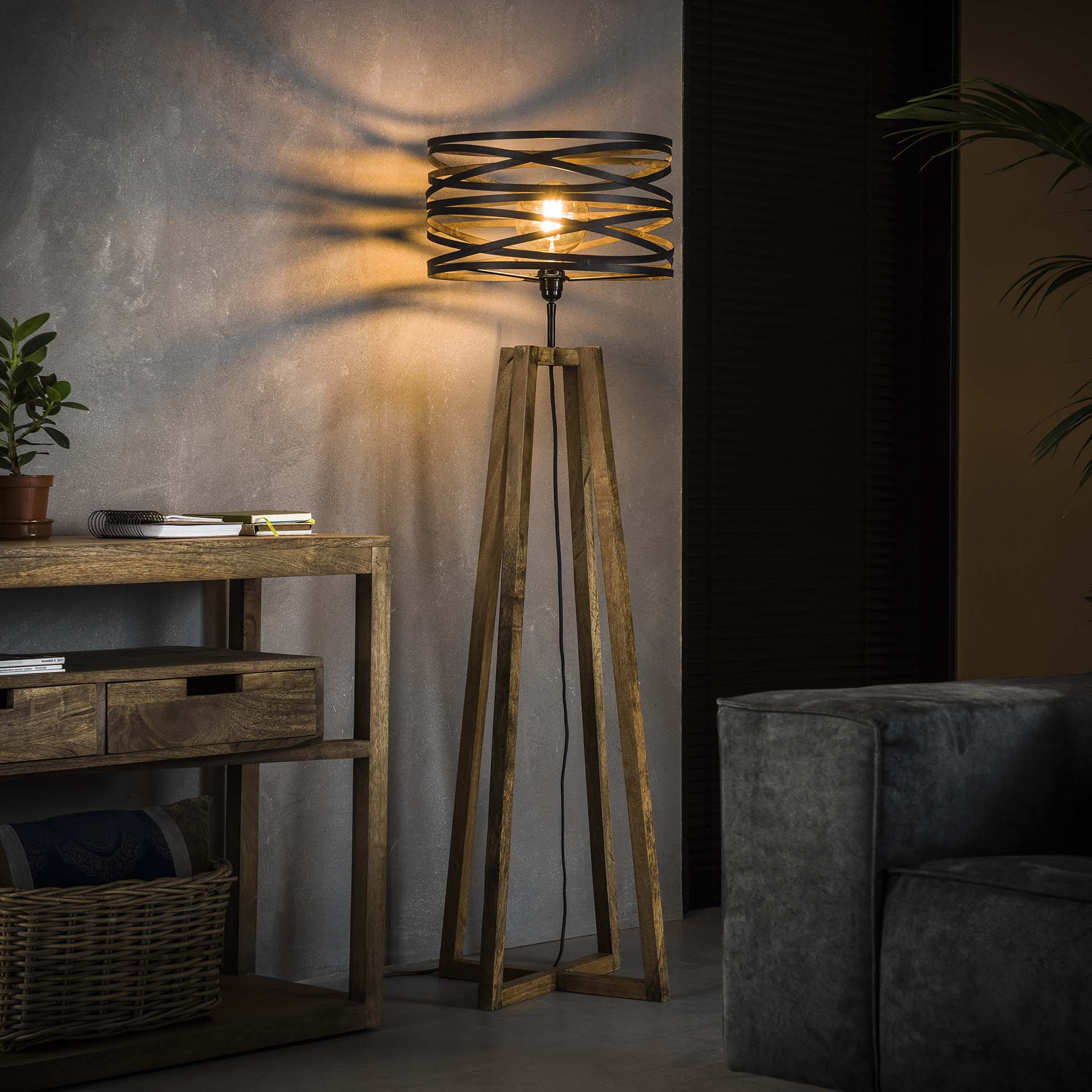Vloerlamp Manuel 1-lamps
