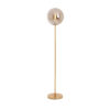 Vloerlamp Medina smoke goud | Light & Living