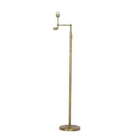 Vloerlamp Montana antiek brons met led | Light & Living