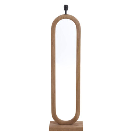 Vloerlamp Paceco hout mat naturel | Light & Living