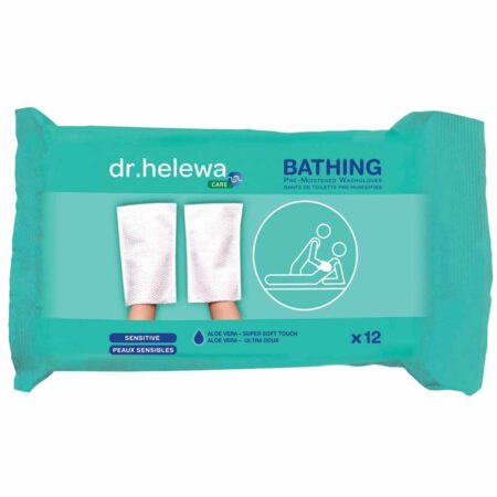 Vochtige ECO washandjes | 12 stuks | Wegwerp | Aloë vera | Groene thee extract | Dr. Helewa | DH4000 | Dr Helewa | Dr Helewa