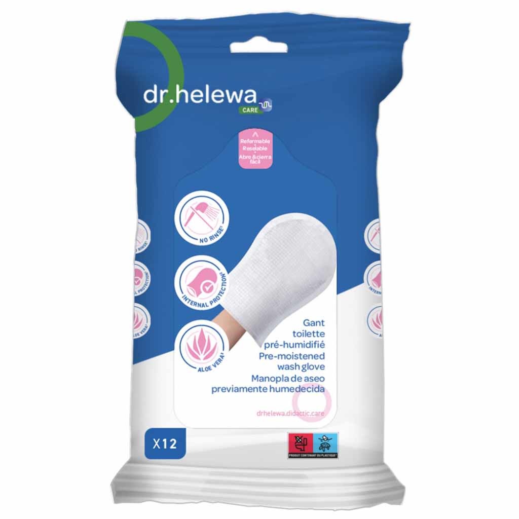 Vochtige washandjes met beschermlaag (12 stuks) | Dr Helewa | Dr Helewa