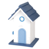 Vogel Villa Wit |